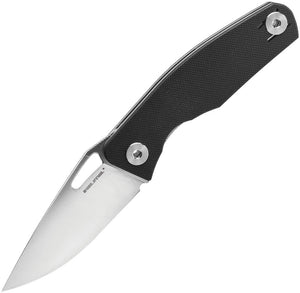 Real Steel Terra Linerlock Black Folding Knife 7451