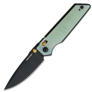 Real Steel Sacra Slide Lock Jade G10 Folding Bohler K110 Pocket Knife 7711NB