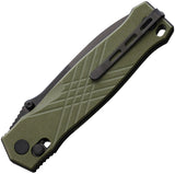 Real Steel Muninn Slide Lock Green G10 Folding VG-10 Pocket Knife 7752GB