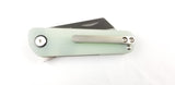 Finch Knife Runtly Ghost Green Jade 154cm Folding Knife 003