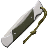 K25 CNC Commando Lockback Green Folding 8Cr13MoV Pocket Knife 18642