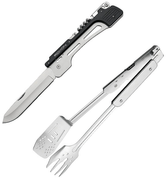 ROXON MBT3 BBQ Stainless Multi-Tool Fork Spatula Tongs Knife Bottle Opener S601