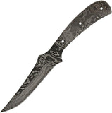Alabama Damascus Steel Clip Pt 8.5" Fixed Blade Full Tang Knife Blank
