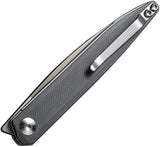 SENCUT Jubil Linerlock Gray G10 Folding D2 Steel Wharncliffe Knife 200293