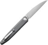 SENCUT Jubil Linerlock Gray G10 Folding D2 Steel Wharncliffe Knife 200293