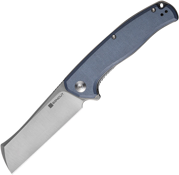 SENCUT Traxler Linerlock Neutral Blue G10 Folding 9Cr18MoV Pocket Knife 20057C2