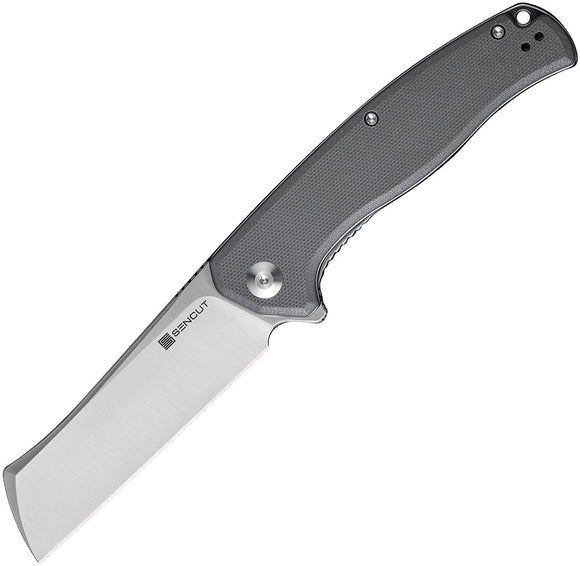 SENCUT Traxler Linerlock Gray G10 Folding 9Cr18MoV Pocket Knife 20057C3