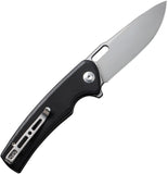 SENCUT Vesperon Linerlock Black G10 Folding 9Cr18MoV Drop Pt Pocket Knife 200651