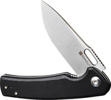 SENCUT Vesperon Linerlock Black G10 Folding 9Cr18MoV Drop Pt Pocket Knife 200651