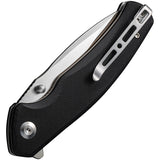 SENCUT Slashkin Linerlock Black G10 Folding D2 Steel Drop Pt Pocket Knife 200661