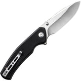 SENCUT Slashkin Linerlock Black G10 Folding D2 Steel Drop Pt Pocket Knife 200661