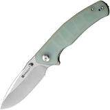 SENCUT Slashkin Linerlock Jade G10 Folding D2 Steel Drop Pt Pocket Knife 200662