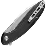 SENCUT San Angelo Pocket Knife Linerlock Black G10 Folding 9Cr18MoV Blade 210031