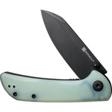 SENCUT Fritch Linerlock Jade G10 Folding 9Cr18MoV Spey Pt Pocket Knife 220142