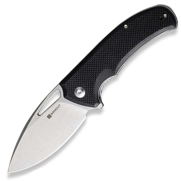 SENCUT Phantara Linerlock Black G10 Folding 9Cr18MoV Drop Pt Pocket Knife 230141