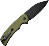 SENCUT Omniform Linerlock OD Green G10 Folding 9Cr18MoV Pocket Knife 230641