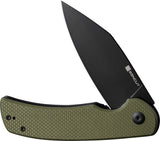 SENCUT Omniform Linerlock OD Green G10 Folding 9Cr18MoV Pocket Knife 230641