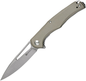 SENCUT Citius Linerlock Tan G10 Folding 9Cr18MoV Drop Point Pocket Knife 01B