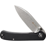 SENCUT Scepter Pocket Knife Linerlock Black G10 Folding 9Cr18MoV Drop Point 03B
