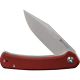 SENCUT Snap Pocket Knife Linerlock Burgundy G10 Folding 9Cr18MoV Blade 05AV1