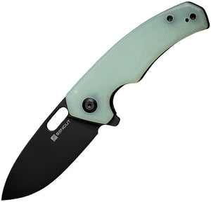 SENCUT Acumen Pocket Knife Linerlock Jade G10 Folding 9Cr18MoV Blade 06C