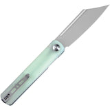 SENCUT Bronte Pocket Knife Linerlock Jade G10 Folding 9Cr18MoV Reverse Tanto 08C