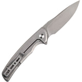 SENCUT Tynan Pocket Knife Framelock Gray Stainless Folding 10Cr15CoMoV Blade 10B