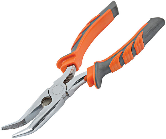 South Bend Gray/Orange Carbon Steel Wire Cutter Bent Nose Pliers 110948