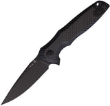 Spartan Blades Poros Linerlock Carbon Fiber & G10 Folding 154CM Knife SFBL11CF