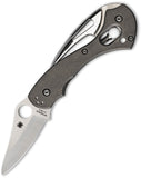 Spyderco Tusk Folding Knife 2.38" LC 200 N Blade Reeve Lock Titanium 06TIP