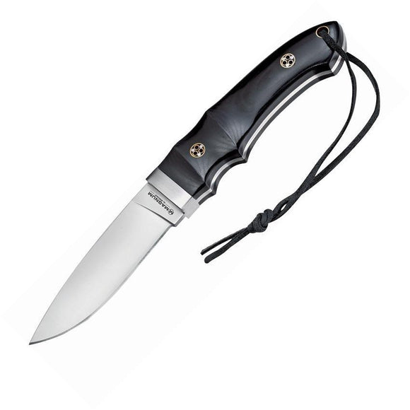 Boker Magnum Trail Drop Pt Blade Full Tang Black Micarta Fixed Knife