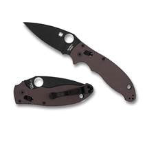 Spyderco Manix 2 Brown M390 Black Blade Exclusive Folding Knife 101gpbnbk2