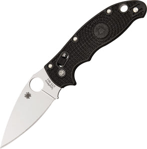 Spyderco Manix 2 BD-1 Plain Edge Black FRCP Handle Folding Pocket Knife 101PBK2