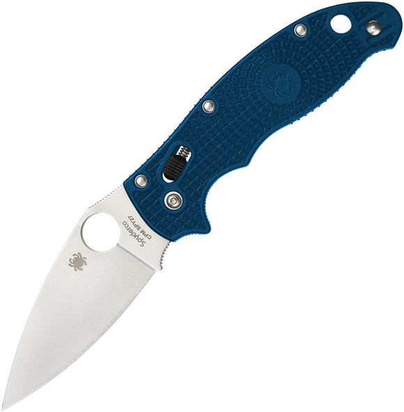 Spyderco Manix 2 Blue Ball Bearing Lock Folding Knife 101pcbl2