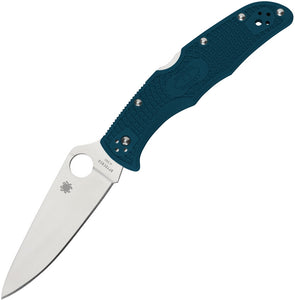 Spyderco Endura 4 Lockback Blue FRN Handle K390 Tool Steel Knife 10FPK390