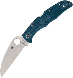 Spyderco Endura 4 Lockback Blue FRN Folding Bohler K390 Pocket Knife 10FPWK390