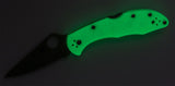 Spyderco Delica Glow in the Dark Folding Knife 11fpgitd