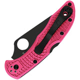 Spyderco Pink Heals Delica Pocket Knife Lockback FRN Folding S30V 11FPPNS30VBK