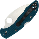 Spyderco Delica 4 Lockback Blue Folding Bohler K390 Wharncliffe Knife 11FPWK390