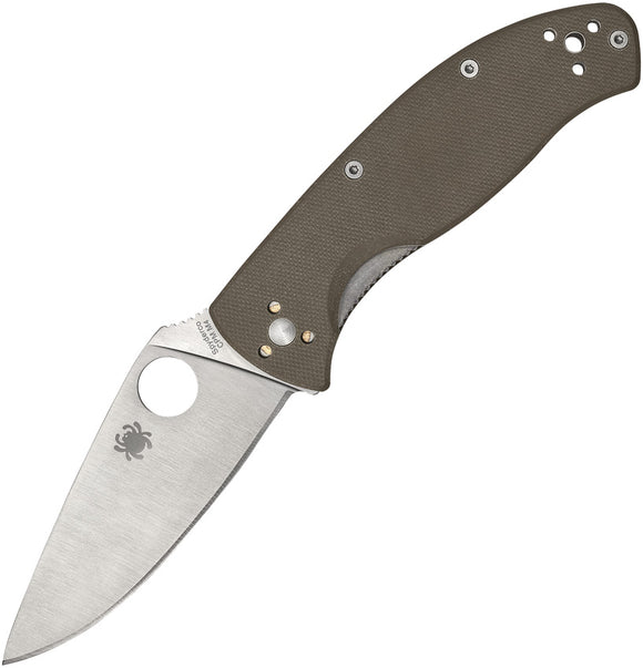 Spyderco Tenacious Linerlock Brown G10 Folding CPM-M4 Pocket Knife 122GBNM4P
