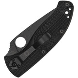 Spyderco Tenacious Linerlock Black FRN Folding 8Cr13MoV Pocket Knife 122PBBK