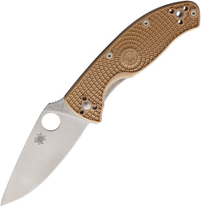 Spyderco Tenacious LWT Tan FRN Folding Pocket Knife 122ptn