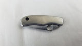 Spyderco Bug Logo Miniature Mini Stainless Handle Keychain Folding Blade Knife 133P