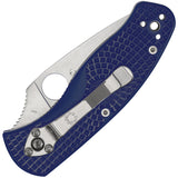 Spyderco Persistence Linerlock Blue FRN Folding CPM-S35VN Pocket Knife 136PBL