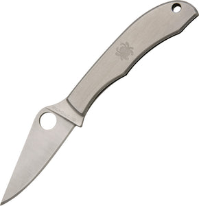 Spyderco Honey Bee Slip-It Stainless Full-Flat Ground Folding Blade Knife 137P