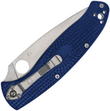 Spyderco Resilience Lightweight Blue FRN CPM S35Vn Folding Knife 142pbl