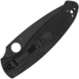 Spyderco Resilience Lightweight Black Blade Combo Edge Folding Knife 142psbbk