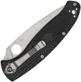 Spyderco Resilience Lightweight Black G10 Combo Edge Folding Knife 142psbk