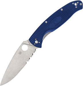 Spyderco Resilience Lightweight Pocket Knife Blue FRN Folding CPM-S35VN 142PSBL
