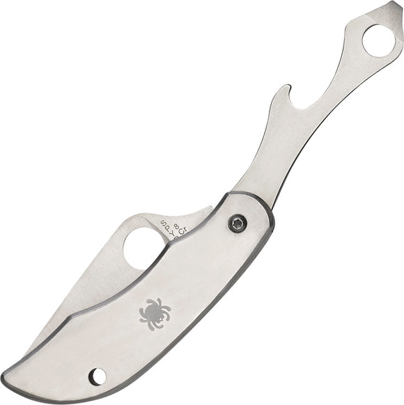 Spyderco Non-Locking Stainless Folding Blade Knife ClipiTool Bottle Opener 175P